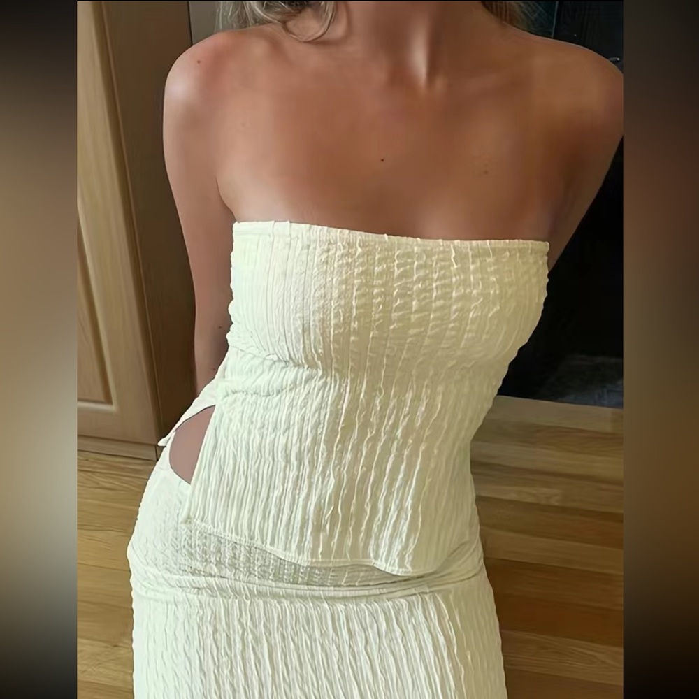 NWOT Princess Polly Tube Top in Cream - Picture 3 of 9